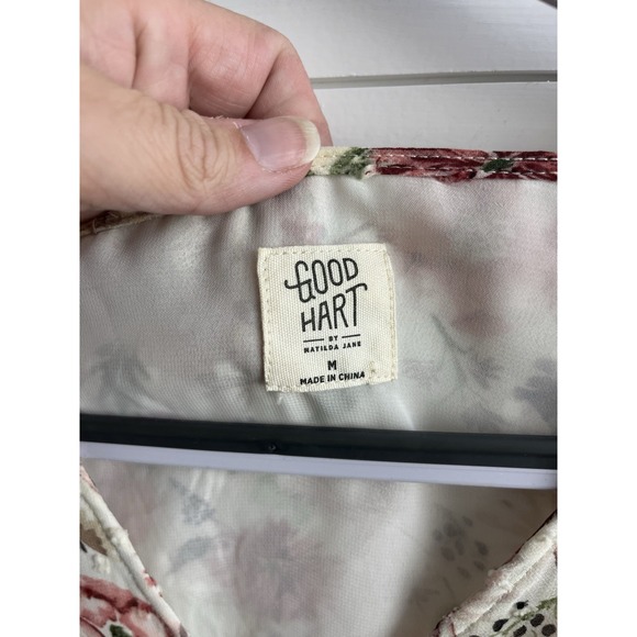 Matilda Jane Women's Good Hart GH Zilker Floral Blouse Size M 0508 - Picture 2 of 7